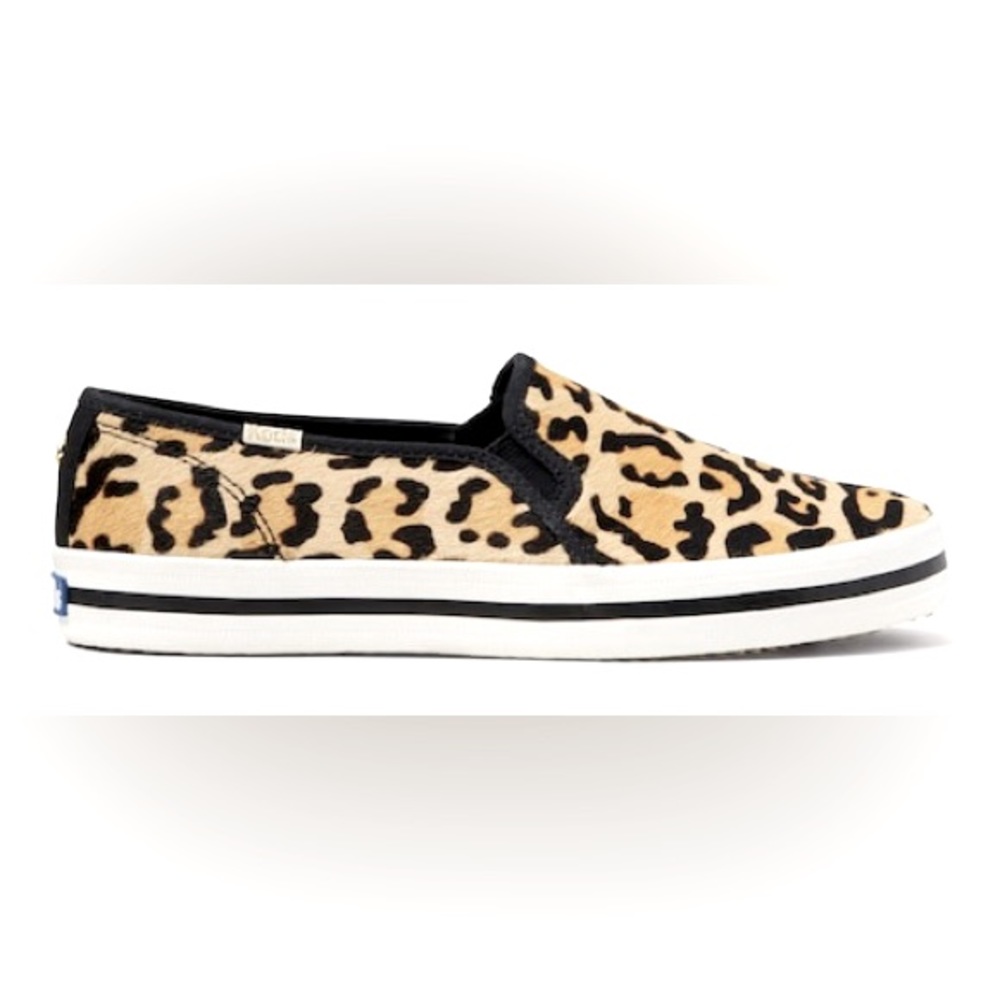 Keds For Kate Spade Fuzzy Leopard Print Shoes